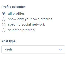 Muestra cómo cambiar la configuración para encontrar las mejores horas para publicar carretes en Facebook. 