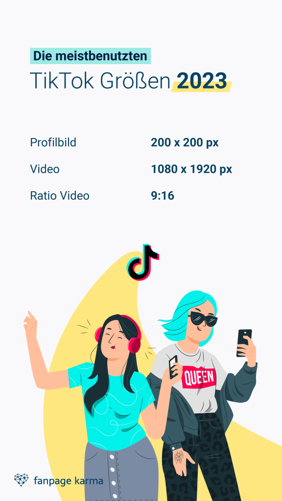 TikTok Video- und Bildgrößen 2023