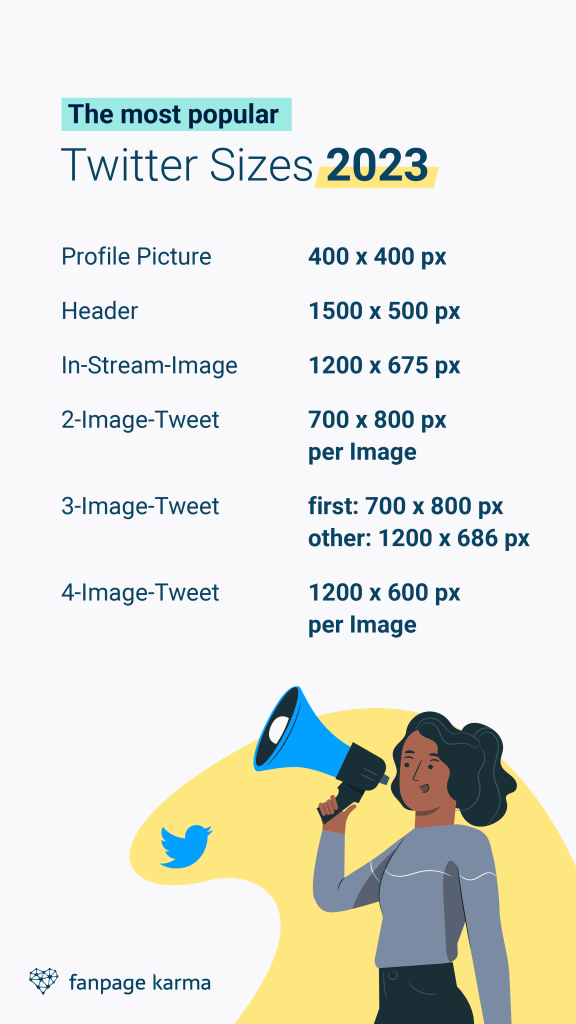 Twitter image sizes 2023